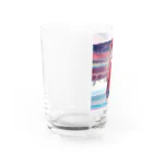 aoicanonのスケートをする女性 Water Glass :left