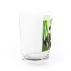 taga-rinの癒しの猫背パンダくん Water Glass :left