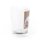 barisukaのマッチョなブルドッグ Water Glass :left