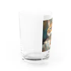 esmeralda64のパライバトルマリンの瞳の猫 Water Glass :left