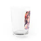 推しの美少女とアイドルの和服が似合う美人姉妹 Water Glass :left