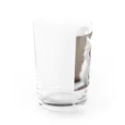 SkyBlueのキュートな子猫 Water Glass :left