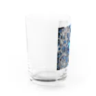 G-EICHISの宝石の様に輝くブルークリスタル Water Glass :left
