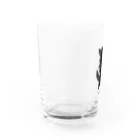 ʚ fuwari ɞのパピ猫立っち/黒猫 Water Glass :left