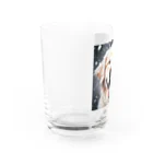 M_Takashiの「ゴールデンな冬のひととき、雪と共に大笑い！」 Water Glass :left