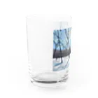 MOMODAMONの冬の雑木林 Water Glass :left