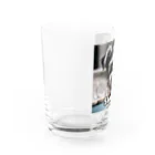 kkb81の眠そうなミニチュア・シュナウザー Water Glass :left