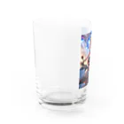 シロクマペンギンの碧海の歌姫 アリア Water Glass :left