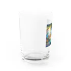 たろすけの神秘的な森の生き物たち Water Glass :left