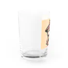 戦国時代マニアのデフォルメ足利義政君 Water Glass :left