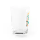 りんりんの可愛いシロクマちゃんショップ　かわいいよ！の水遊びをしている白熊 Water Glass :left