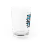 パンダマンのサメの兄弟記念写真 Water Glass :left