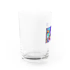 Celestite(セレスタイト)のカラフル少女 Water Glass :left