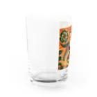 あずきば-あたりの着物猫シリーズ Water Glass :left