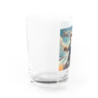 ネコ社長のカッコいいネコ機長　その② Water Glass :left