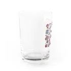 たこ焼きの猫スタンプ Water Glass :left