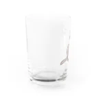 猫屋カエデのハチワレ Water Glass :left