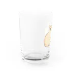 猫屋カエデの茶トラと茶トラ白猫 Water Glass :left