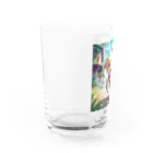 happiness_shopのかわいい子犬が元気いっぱい！ Water Glass :left