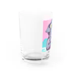 hachicoooのちょい悪ゾウ Water Glass :left