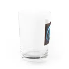 ひよこ豆★堂の月見る魚 Water Glass :left