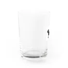 suzuri2024のミニチュアダックス Water Glass :left