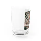 KKaの居眠りニャンコ Water Glass :left