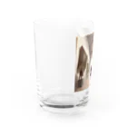 こにこの美術館を歩く女の子 Water Glass :left