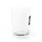 納豆ごはんの派手な蛇グッズ Water Glass :left