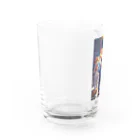 ハミガキマーケットのスーツ歯磨きネコ Water Glass :left