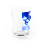 わいの青空 Water Glass :left