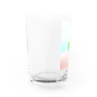 たげてげ屋のメロソーとクエソー Water Glass :left