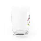ぷっくりショップのうさかわいい Water Glass :left