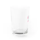 らくがきクレヨンのらくがきリボン Water Glass :left