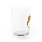 ばさぱん　web storeのアニマルボール　くまちゃん Water Glass :left