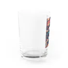 AQUAMETAVERSEの宇宙で遊んでる白猫 アメジスト 2846 Water Glass :left
