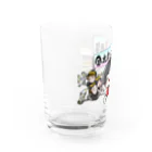 川野義光@おっす社長の金太郎弁当3周年記念品 Water Glass :left