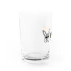 わんこと田舎暮らしのせいぞろい Water Glass :left