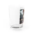 sadajapanの家族の帰りを待つコーイケルホンディエ Water Glass :left