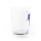 MEGROOVEのシルエットにゃん🐱 Water Glass :left