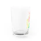 ヒヨドリ派のFake rabbit image Water Glass :left