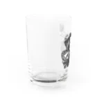 MistyStarkの黒人のトランぺッター Water Glass :left