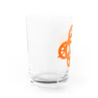 『NG （Niche・Gate）』ニッチゲート-- IN SUZURIの吾唯足知(われただたりるをしる)橙マークのみ Water Glass :left