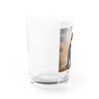 akipen76の卵を温かく見守っているペンギン Water Glass :left