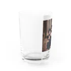 neYunのゴスロリ姉妹はお揃いのクマさん達と一緒にお出かけ Water Glass :left