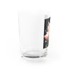 AQUAMETAVERSEのワクワクしながら宇宙の外に旅立つ天使たち アメジスト 2846 Water Glass :left