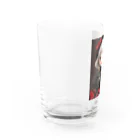 AQUAMETAVERSEのタータンチエクの服を着た少女　なでしこ1478 Water Glass :left