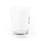 酔いどれの集いの寝ても覚めてもお酒のことばかり Water Glass :left