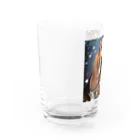 DREAMHOUSEの犬！(バセットハウンド) Water Glass :left