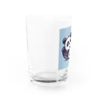 IMAOKA-RYOのふわふわのパンダ Water Glass :left